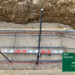 三重県名張市でコンクリートブロックの基礎工事を施工しています。