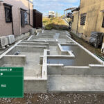 奈良県大和郡山市での基礎工事です